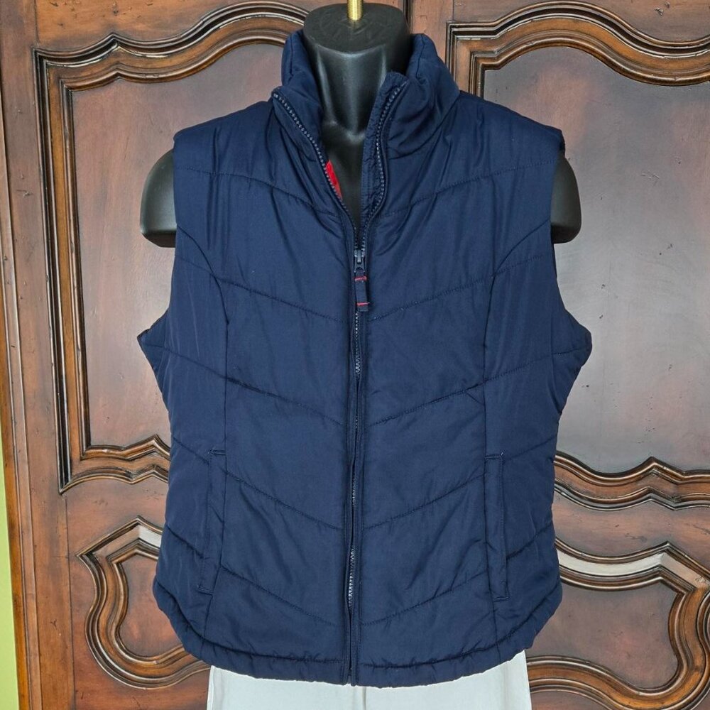 AEROPOSTALE BLUE QUILTED PUFFER VEST Size XL